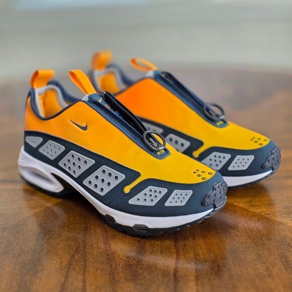 Nike Air Max Sunder Canyon Gold/Deep Ocean Running Shoes Men's 8 New HJ8080-700 - Picture 4 of 16